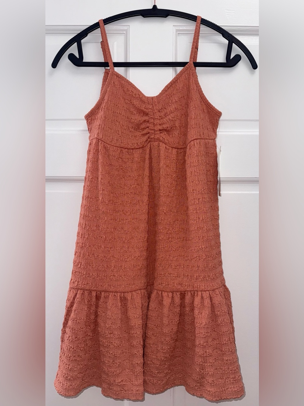 O'Neill Rust Orange Textured Sundress